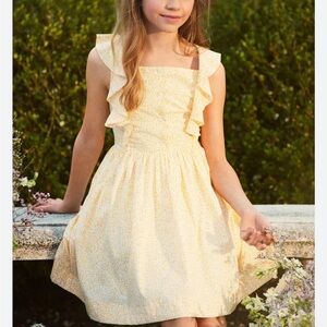 Polo Ralph Lauren Yellow Ruffle Kids Dress